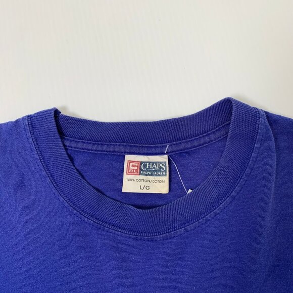 Vintage Chaps Ralph Lauren 78 Sailboat Tee L - Picture 3 of 4